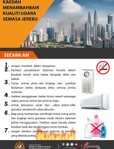 Kaedah Menambahbaik Kualiti Udara Semasa Jerebu Secara Am